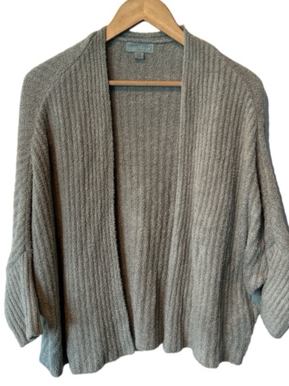Barefoot Dreams Ribbed Open-Front Cardigan - Picture 5 of 5
